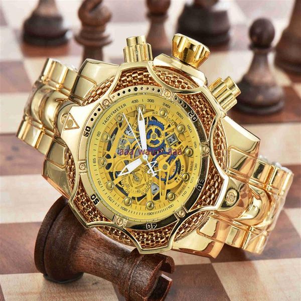 

unbeaten watch 2021 selling large dial automatic date stainless steel wrist mens quartz watches reloj de hombre265g, Slivery;brown