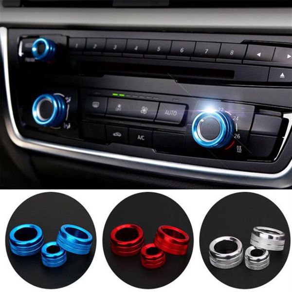 

3pcs air conditioning knobs button cover trim for bmw x5 e70 x6 e71 2007-2013247q