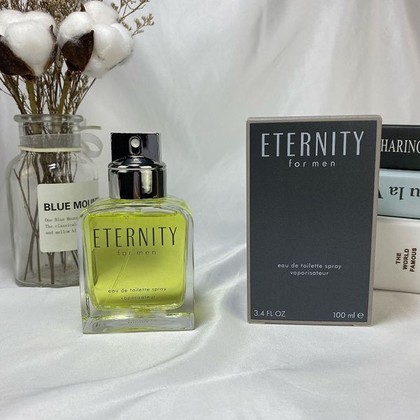 

Cologne for Mens Designer ETERNITY Spray Perfumes Brand 100 ML EDT Natural Male Long Lasting pleasant Scent Fragrances For Gift 3.4 FL.OZ EAU DE TOILETTE Wholesale