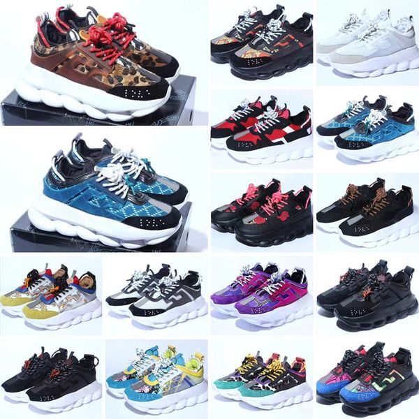 

2023 luxury italy casual shoes reflective height reaction sneakers black white multi-color suede leaopard floral arrows fluo pink men women