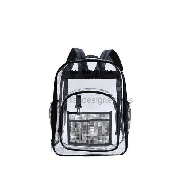 

2023 sell backpack women transparent backpack printable waterproof bag creative travel clear backpack jelly bagsstylishdesignerbags31