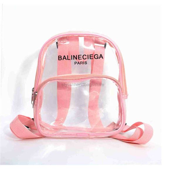 

2023 designer bag backpack pvc transparent bags outdoor sports sell waterproof mini travel backpack storagestylishhandbagsstore14