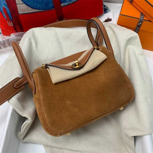 

luxury lindys handbag 7a genuine leather golden brown gold tc cowhide clemence shoulder for women lindys 37 mold