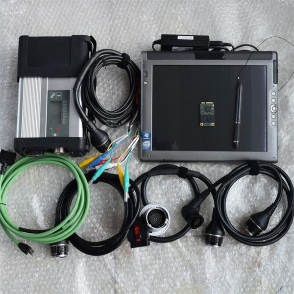 

mb star c5 for mercedes diagnosis tool cars trucks super ssd 360gb latest version laple1700 tablet touch screen pc1937