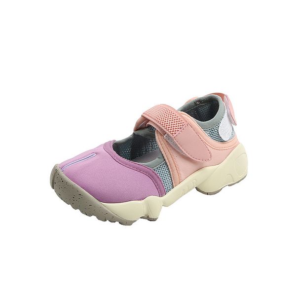 

sneakers baby toddler kids comfort soft children lightweight breathable boys girls hook and loop school walking footwear runner 230823, Black;red