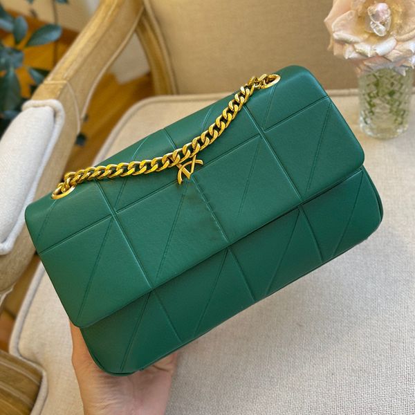 

crush hourglass chain bag calfskin leather shoulder crossbody bags fashion letter hardware women handbag purse studded magnet closure three