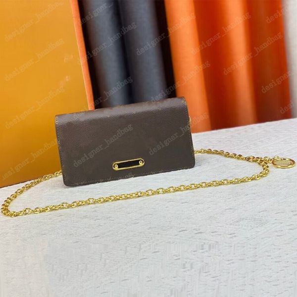 

wallet on chain lily woc bag designer womens handbag purse mens designer shoulder bags leather travel clutch flap messenger bag luxury cross