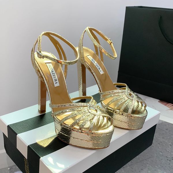 

aquazura platform pumps sandals super high chunky block heels open-toe shoes narrow band women's luxury designers patent leather outsol, Black