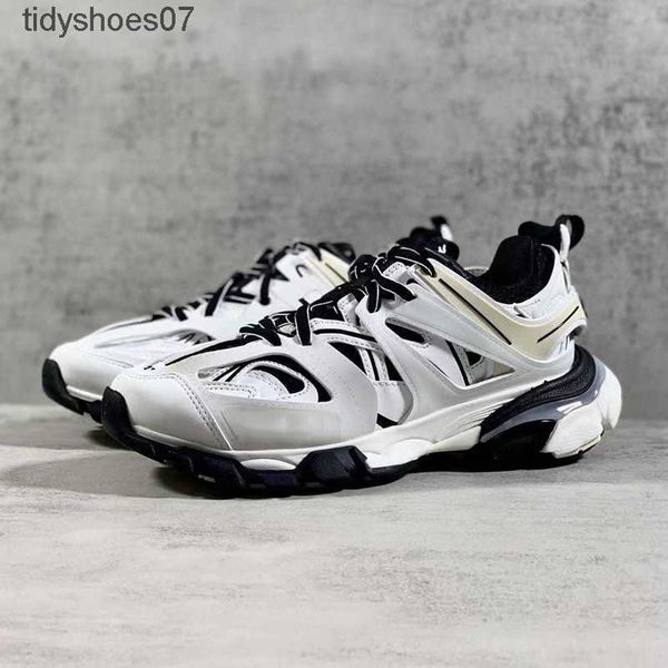 

2023 casual shoes balenciga track 3.0 sneakers transparent nitrogen crystal outsole running shoes mens womens trainers black white green