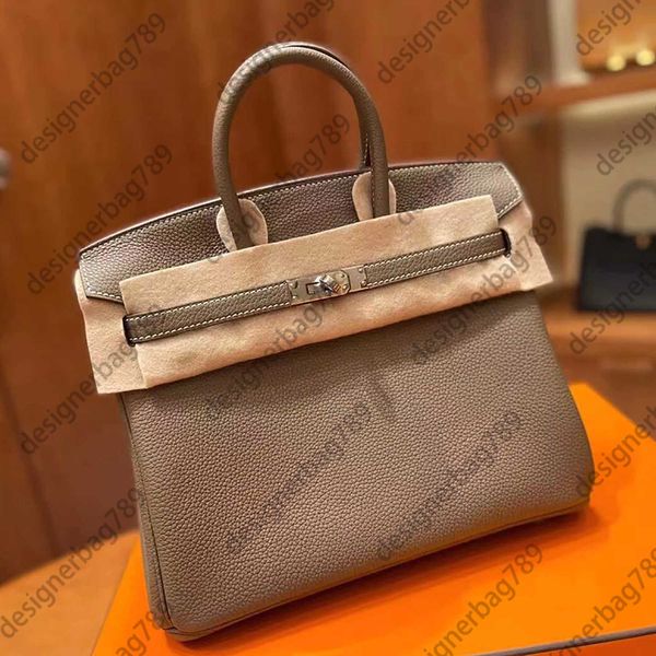 

10a luxury handwork designer business fashion handbag classic tote bag party banquet purse 25cm 30cm togo leather exquisite electroplating h