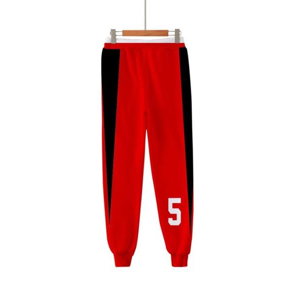 

anime haikyuu nekoma high school 3d print joggers pants men women funny sweatpants sports fitness loose hip hop trousers cosplay6678522, Black