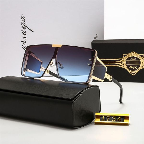 

fashion da sunglasses designer 1734 man woman casual glasses brand sun lenses personality eyewear with original box274r, White;black