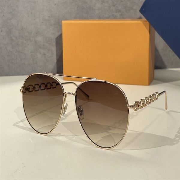 

gold metal pilot sunglasses for women brown shaded sun glasses sonnenbrille shades designer sunglasses gafas de sol uv400 protecti263a, White;black
