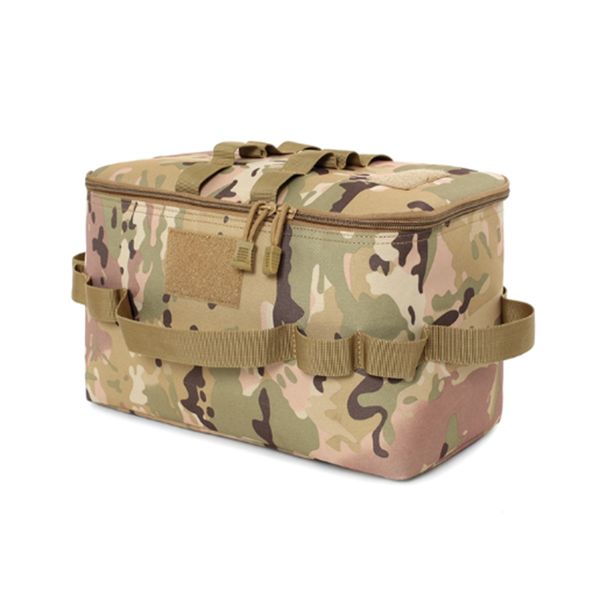 

outdoor camping gas tank storage bag large capacity ground nail tool bag gas canister picnic cookware utensils kit organizer a7