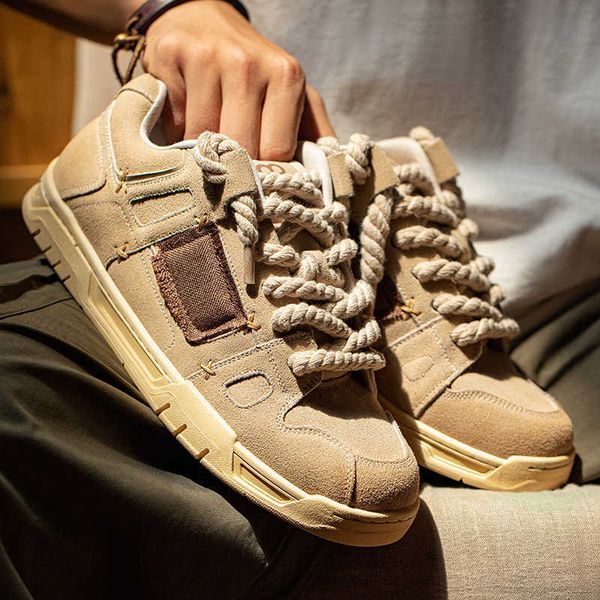 

running shoes maden vintage casual shoes for men classics style breathable comfortable sneakers twine patch sports lovers shoes 230803
