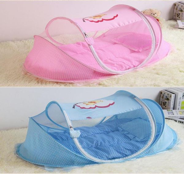 

02 year baby crib baby bed bassinet portable infantil cots with pillow mat cradle folding baby crib netting travel cot6512953