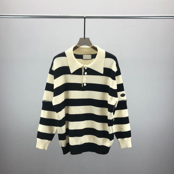 

men's plus size hoodies & sweatshirts letter knitted sweater in autumn / winter 2022acquard knitting machine e custom jnlarged detail c, Black;brown