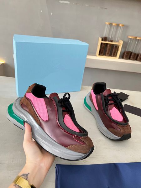 

designer sneakers calfskin casual shoes women luxury suede trainers reflective sneaker genuine leather fabric runner winter, Black