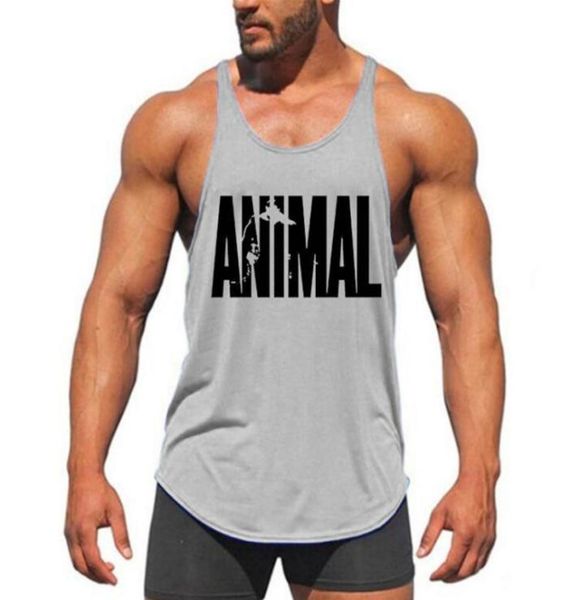 

jogging men gym vest clothes fitness mens muscle bodybuilding undershirt tank man sleeveless singlet clothing7915039, White;black