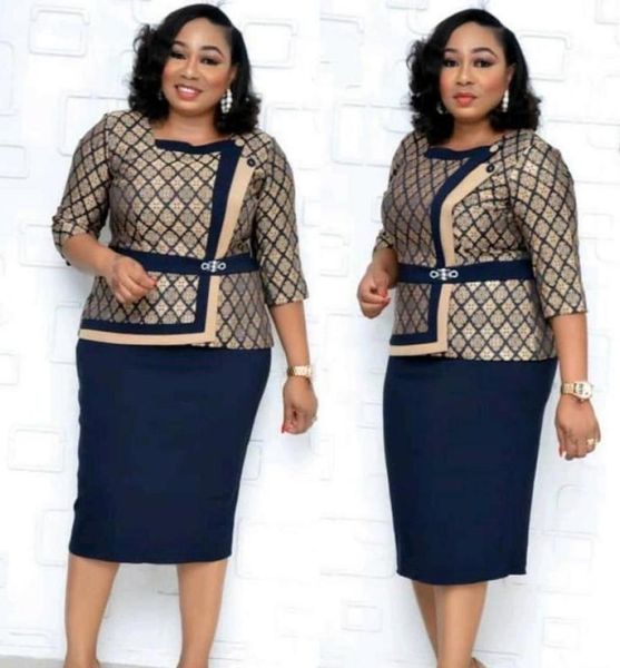 

casual dresses hgte african for women dashiki bazin riche ladies clothing autumn office dress aale bodycon elegant midi vestid8785596, Black;gray