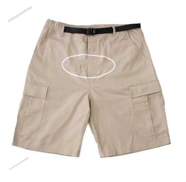

men's plus size shorts demon island loose boat print multi pocket work shorts street fashion hip hop skateboarding casual women's, White;black