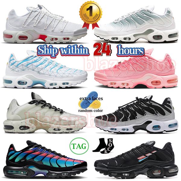 

new arrival 2023 running shoes tn plus se sneakers for mens women utility white red mica green atlanta terrascape sail sea glass unity sport