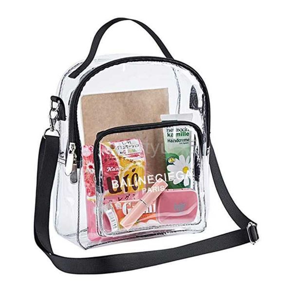 

waist bag designer bag new pvc transparent shoulder bag storage bag transparent cross shaped handbagqwertyui457