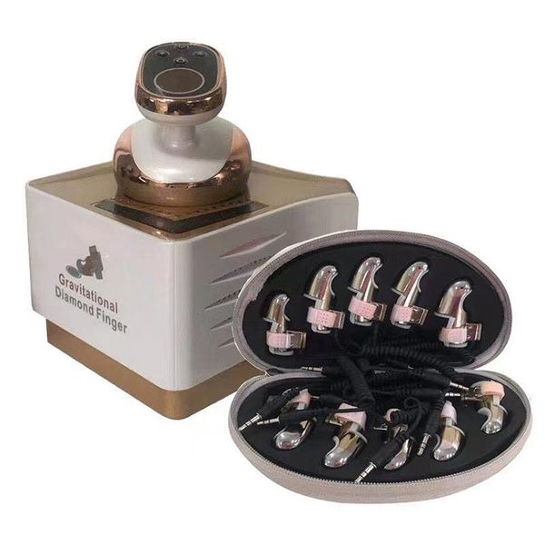 

new face lifting body massager radio frequency microcurrent golden finger rf ems beauty machine/gravitational diamond finger