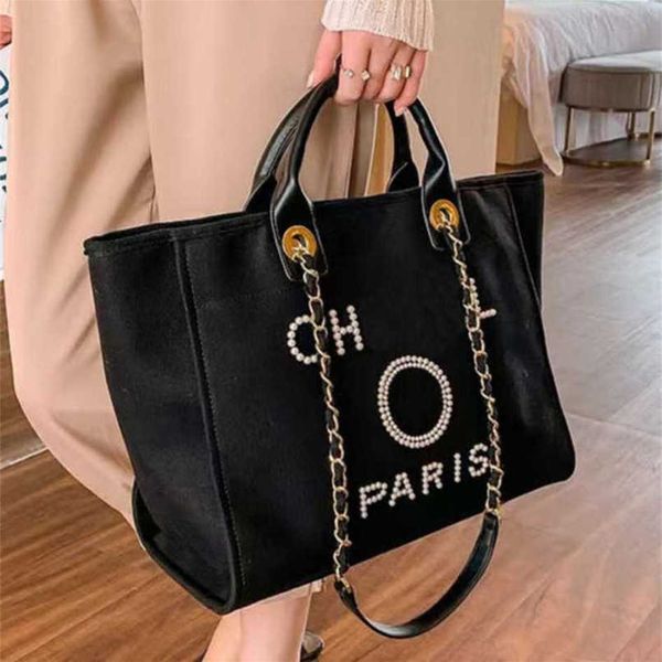 

luxury women's hand canvas beach bag tote handbags classic large backpacks capacity small chain packs big crossbody 7ln2 s12l handbags