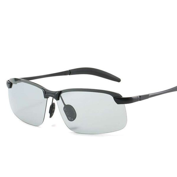 

color changing polarized sunglasses drivers goggles night vision mens day and driving, White;black