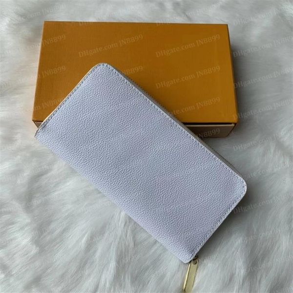

pu leather wallets luxury long wallet fashion come with box coin purse women man classic zipper pocket purse206x, Red;black