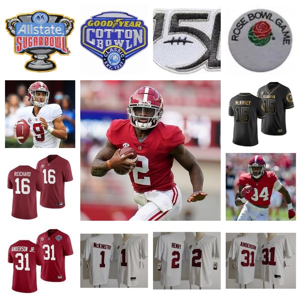 

2023 alabama crimson tide stitched 28 justin jefferson 13 malachi moore 89 ty lockwood 16 jaren hamilton 99 hastings 36 jackson 8 devonta sm, Black
