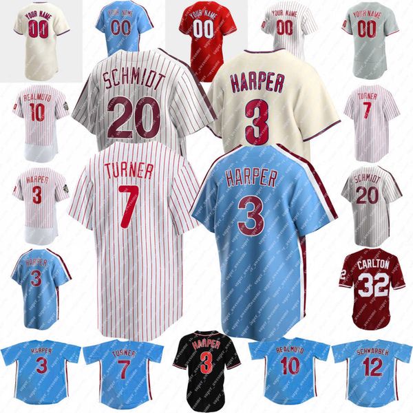 

trea turner jersey bryce 3 harper rhys hoskins bryson stott kyle schwarber j.t. realmuto bohm nick castellanos aaron nola zack wheeler brand, Blue;black