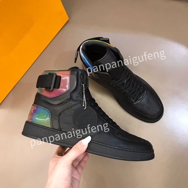 

2023 new designer casual shoes white black blue red lace up sports shoes, leather rubber soles training shoes flat sports shoes rd220901 siz