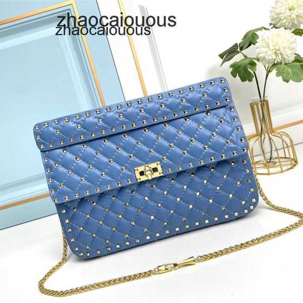 

luxury bag bag crossbody handbag women handbags diamond valantioes beach designer bags new sheepskin rivet small leather large capacity hand
