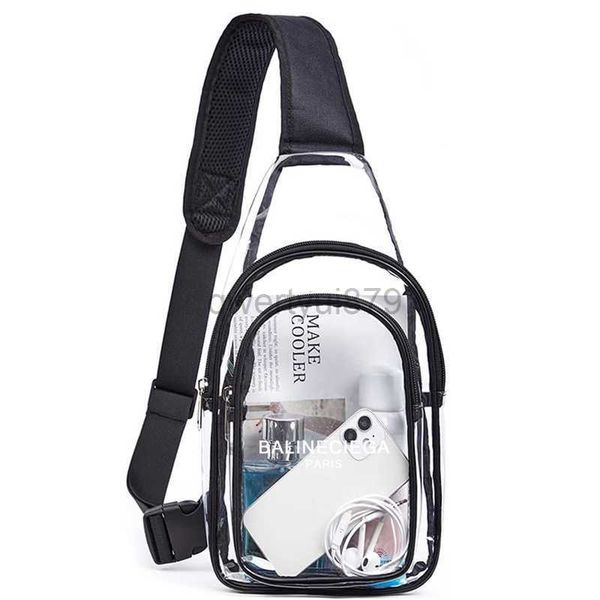 

waist bags pvc transparent shoulder backpack outdoor travel designer bag gymnasium visual bag one shoulder crossbody bagqwertyui87933
