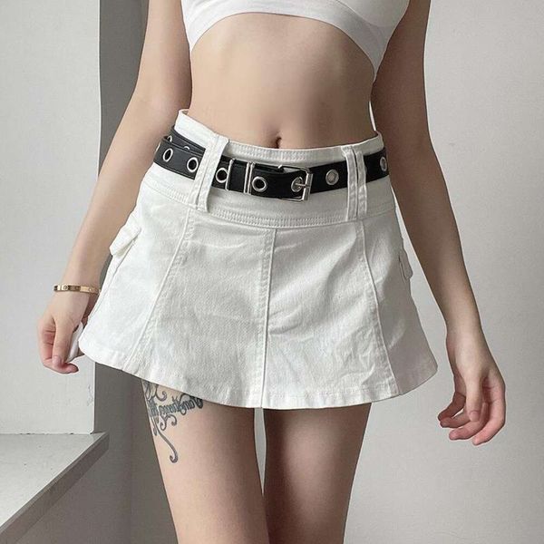 

preppy style age reducing pleated skirt pocket casual low waist babes short women, Black