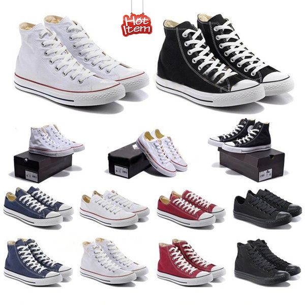 

classic canvas casual shoes platform hi reconstructed slam jam triple black white high low mens women 70 chuck chucks 70s sport sneakers