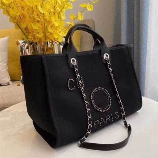 

luxury women's hand canvas beach bag tote handbags classic large backpacks capacity small chain packs big crossbody q821 yipx 70% desig