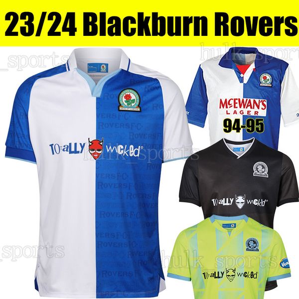 

23 24 blackburn rovers soccer jerseys 2023 2024 home away third football shirt kit rothwell gallagher dolan brereton diaz dack lenihan 3rd m, Black;yellow