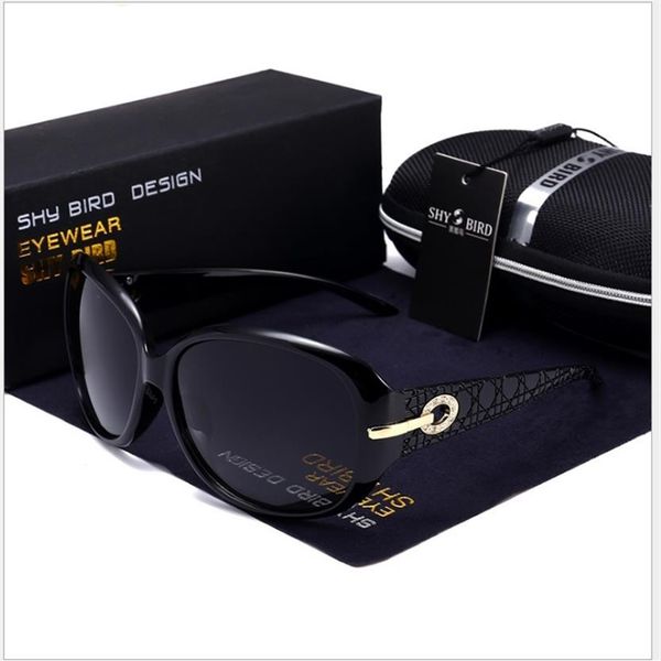 

2021 trend aviation polarized women sunglasses brand gradient female sun glass original diamond sunglasses driving sunglasse267j, White;black