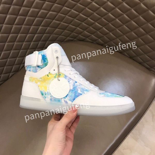 

luxurys designer casual shoes white black blue red calf leather lace-up sneaker rubber sole trainers flatplatform sneakers rd2208010 39-45
