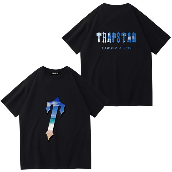 

new trapstar designer t shirts men woman fashion clothing oversized t-shirt 100% cotton summer tee brand dt756, White;black