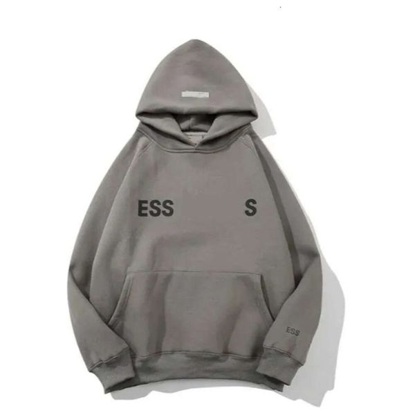

designer fashion classic essentialhoodie alphabet printing pullover sws mens and women hoodie pure color long sleeve couples711, Black