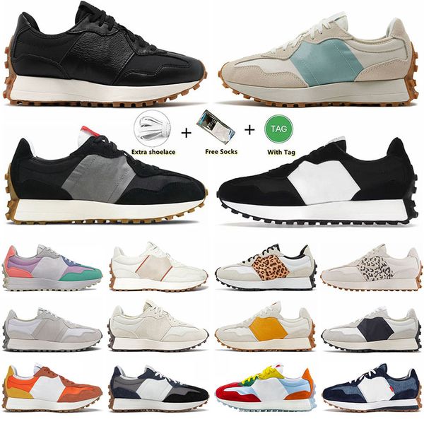 

n327 327 women mens designer sneakers running shoes white black paisley pack farmers market pack orange grey navy black castle rock flame ou