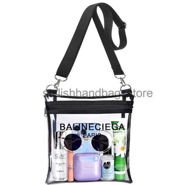 

sell bags transparent pvc tote bag designer bag clear messenger bag handbag single shoulder crossbody bagstylishhandbagsstore35