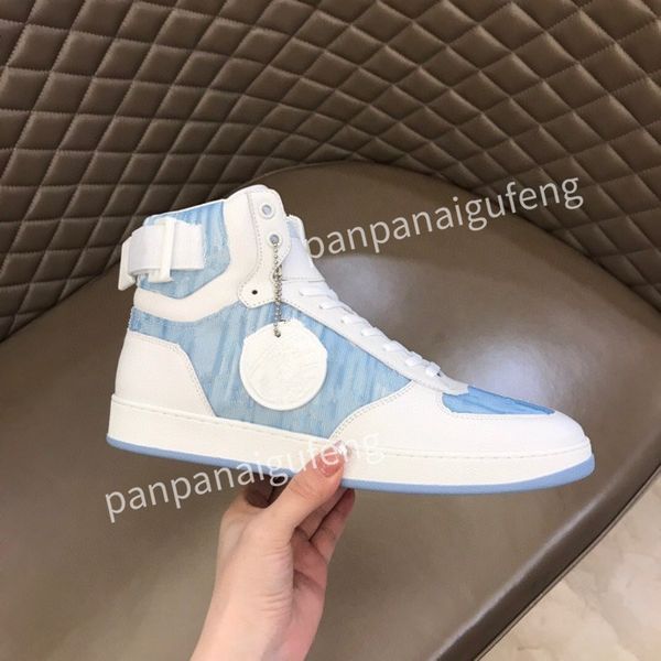 

new luxurys designer casual shoes white black blue red calf leather lace-up sneaker rubber sole trainers flatplatform sneakers rd2208010 39-