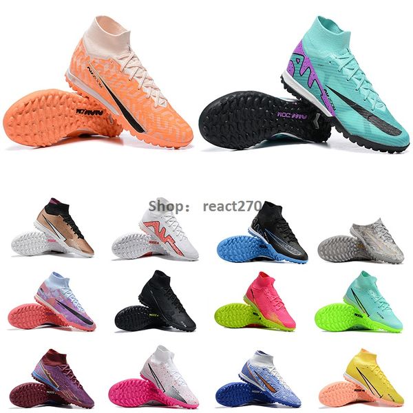 

tf turf academy kids mens soccer cleats zooms mer superfly ix 9 elite blueprint cristiano white bonded barely green mbappe pack cleat limite