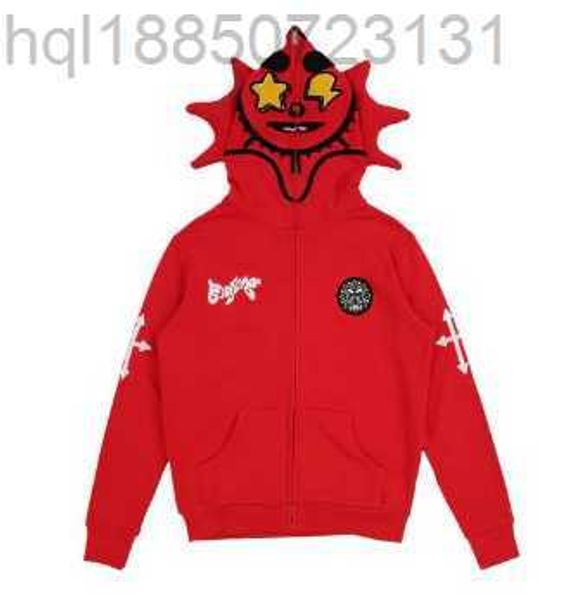 

ins 3d full-print men's loose hoodies zipper sweater autumn and winter 5xl, Black