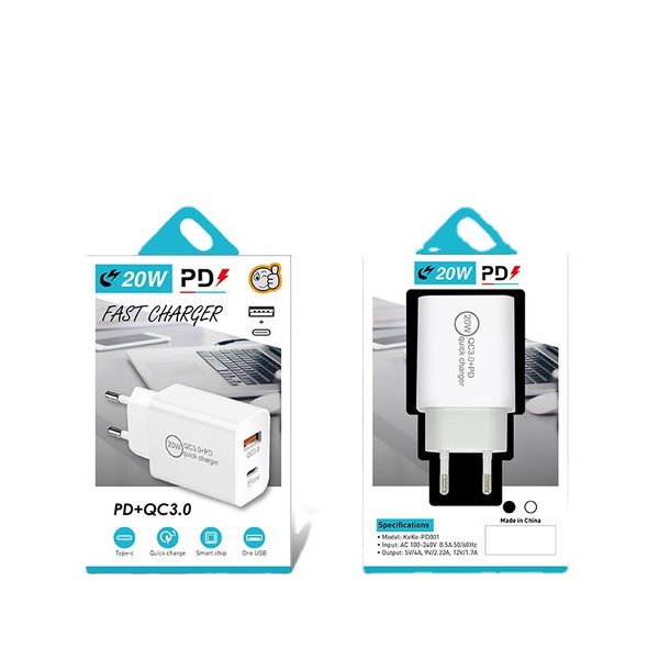 

usb + type-c wall charger car charger adapter pd charging adapter